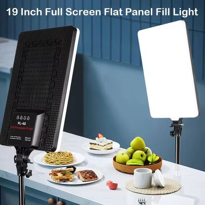 Kit d’Éclairage LED 24’’ avec Trépied – Idéal pour YouTube/Tiktok & Studio Photo