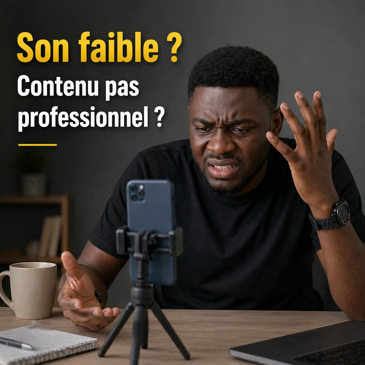 Kit Studio Complet Micro BM800 + Carte son F11 + Casque studio — Paiement à la Livraison INOUSSEN