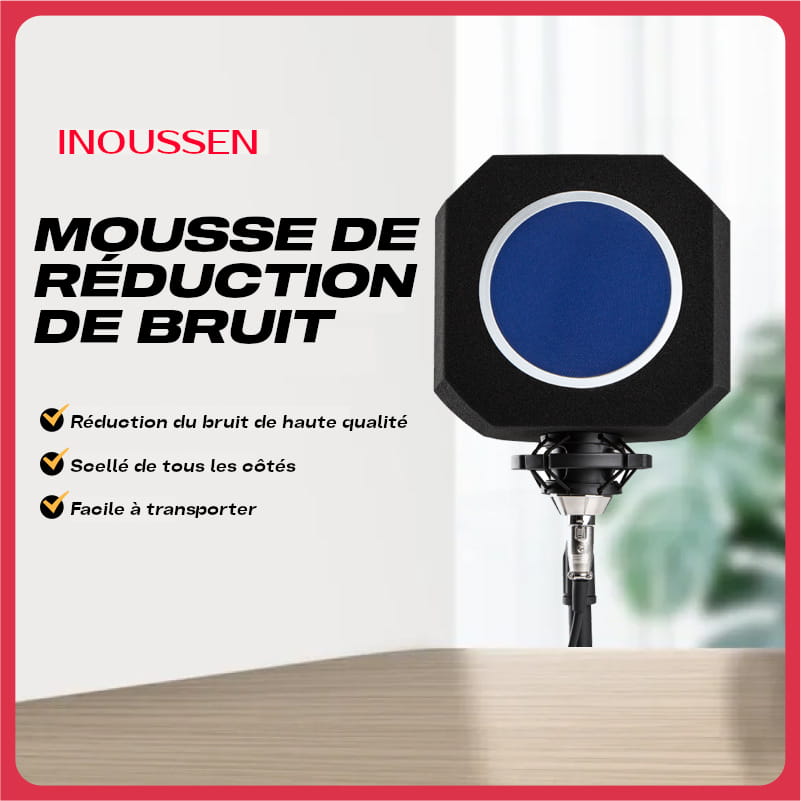 Bouclier Acoustique PF8  – Filtre Anti Bruit Pour Micro | Livraison Gratuite
