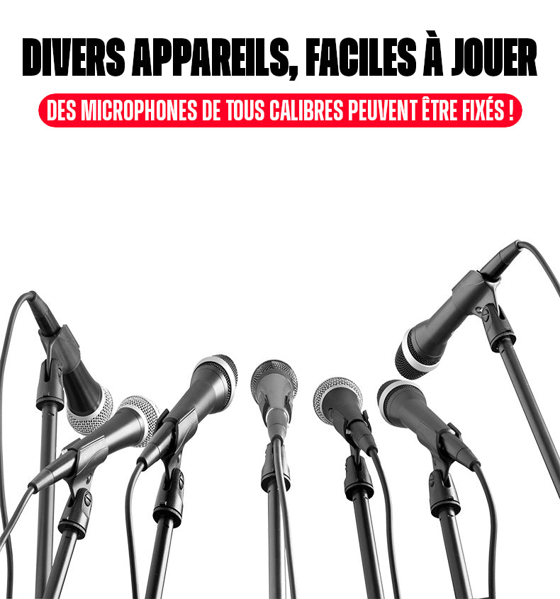 Trépied Support de Micro Boom – Réglable, Pliable & Ultra Stable