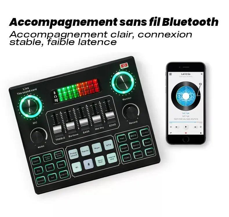 Kit Micro BM800 + Carte Son V9 – Transformez vos Lives & Podcasts 🎙 | Livraison Gratuite + 🎁 1 Écouteur & 1 Trépied Offerts – Stock Limité !